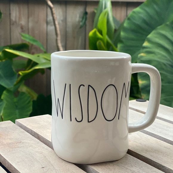 RAE DUNN "WISDOM" MUG - Picture 3 of 4